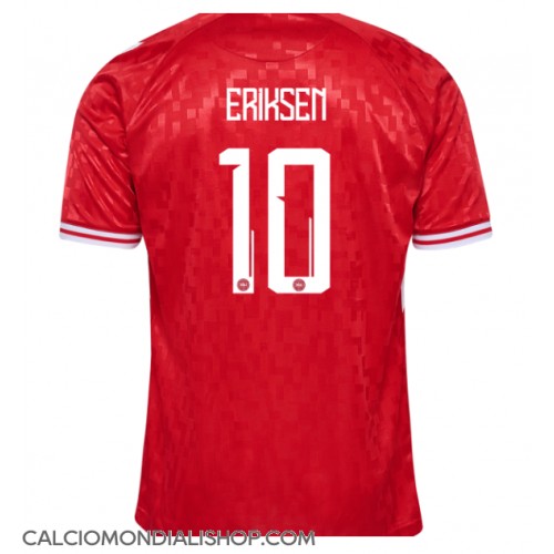 Maglie da calcio Danimarca Christian Eriksen #10 Prima Maglia Europei 2024 Manica Corta